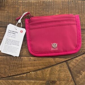 Brand NWT Lululemon Pink Card Case